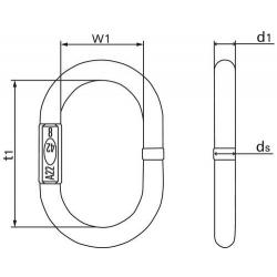Závěs GK8 A18, červeně lakovaný • Vtools.cz