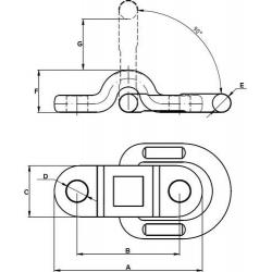 Zvedací bod GK8 Nosnost 5300 kg • Vtools.cz