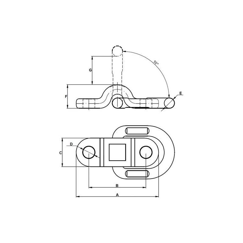 Zvedací bod GK8 Nosnost 5300 kg • Vtools.cz