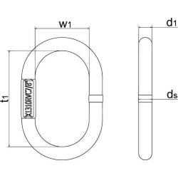Závěsný článek GK10 A26, RAL3022 • Vtools.cz