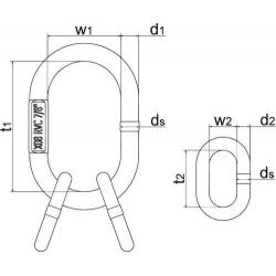 Závěsná hlava GK10 A26/B18, RAL3022 • Vtools.cz