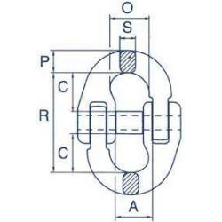 Spojovací článek GK10 D 6 mm TK 1400kg • Vtools.cz