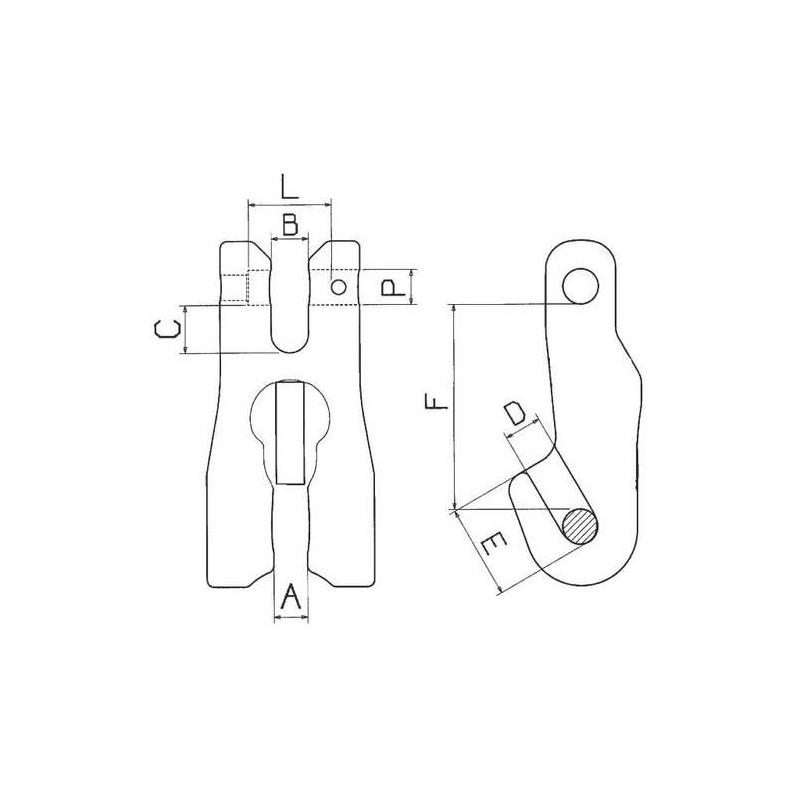 Zkracovací dráp GK10 D 8 mm TK 2500kg • Vtools.cz