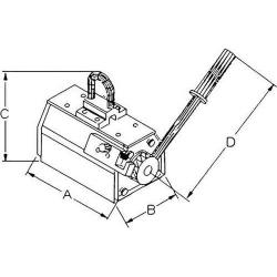 Stálý zdvihací magnet 3000 kg TPM 3,0 • Vtools.cz