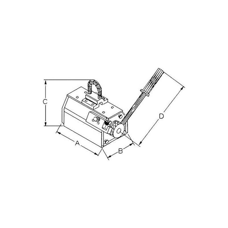 Stálý zdvihací magnet 3000 kg TPM 3,0 • Vtools.cz