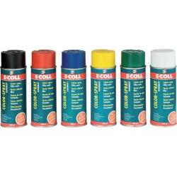 E-COLL Color-Spray, 400 ml sprej RAL9010 čistě bílá, hedvábně matná • Vtools.cz