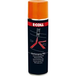 E-COLL PRO fluorescenční oranžový značkovací sprej, 500 ml rozprašovač • Vtools.cz