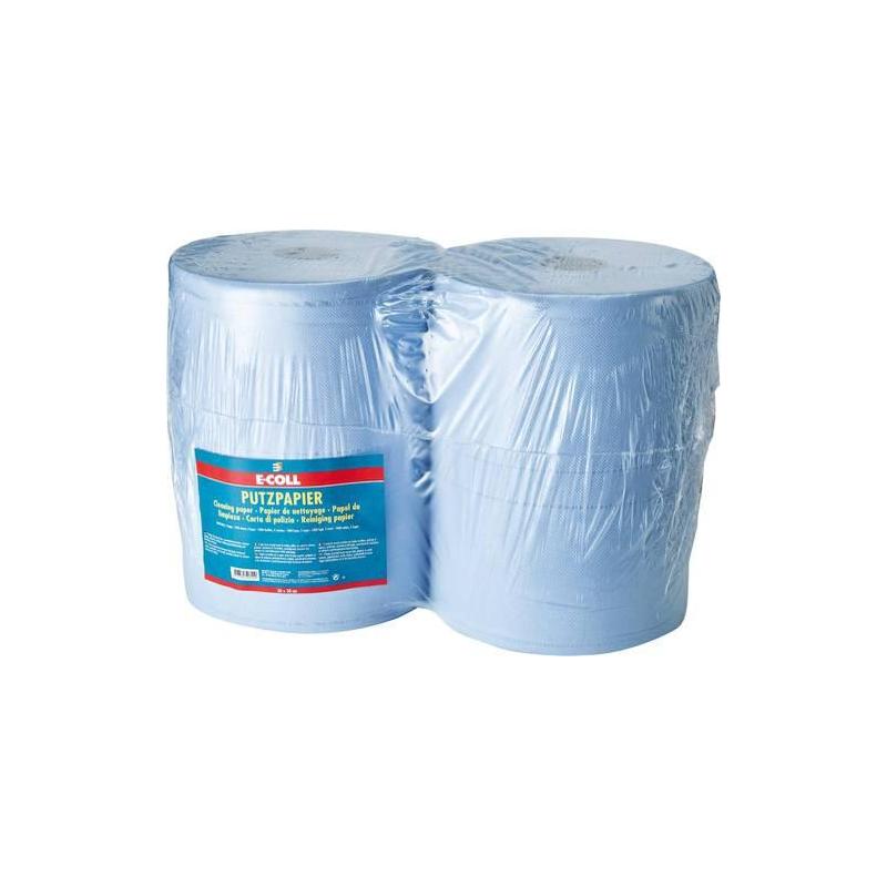 Čisticí papír modrý, dvouvrstvý, 1000 listů 38x36cm E-COLL • Vtools.cz