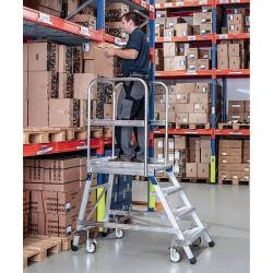 ZARGES plošinové schody jednostranné 3 stupně • Vtools.cz