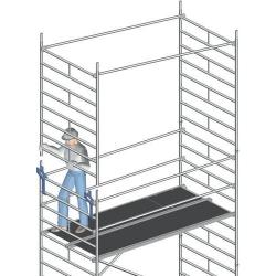 Široké lešení P2 s pracovní výškou 13,6 m • Vtools.cz