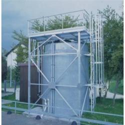 Vícedílný svislý žebřík Nerezové stoupačky 15,96m • Vtools.cz