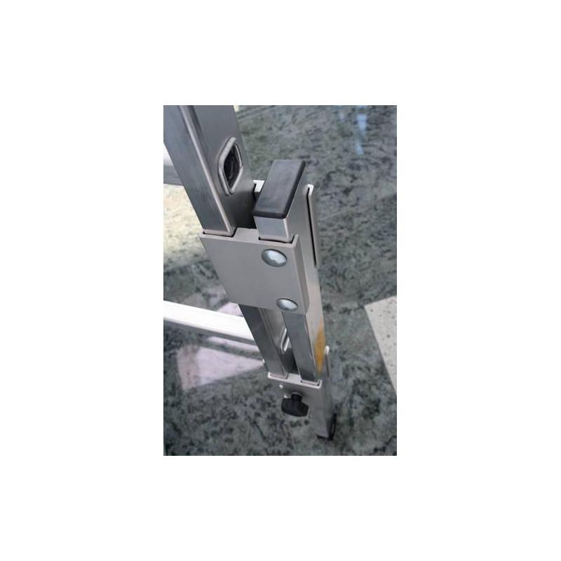 GÜNZBURGER Hliníkový žebřík pro výstup po schodech, 2 x 7 příček • Vtools.cz