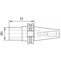 Upínač - Redukční pouzdro pro Morse stokpy MK D 69871 - A SK 40 / MK4 Format • Vtools.cz