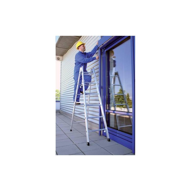 Hliníkový žebřík 2x16 příček • Vtools.cz