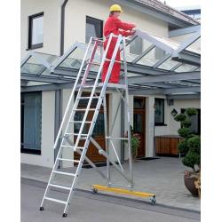 Skládací žebřík alu 6 schodů • Vtools.cz