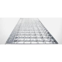 Plošinový žebřík jednostranný 8 mřížových schodů • Vtools.cz