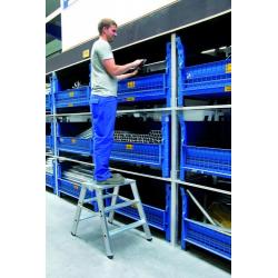 Schodišťová plošina, skládací, oboustranná, 2x3 schody • Vtools.cz