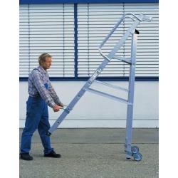 GÜNZBURGER Schůdky - schůdky Alu pojízdné 7 ks v. s platformou • Vtools.cz