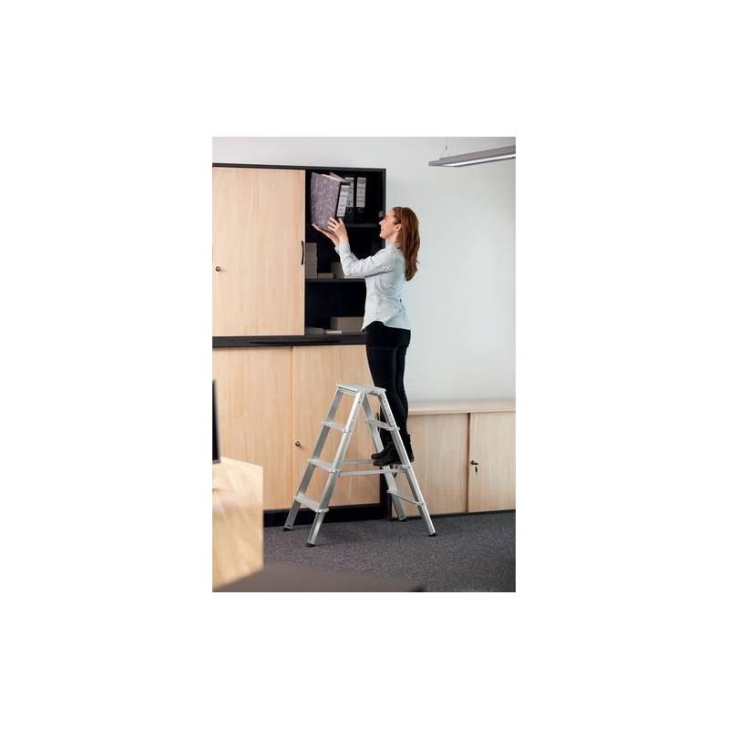 GÜNZBURGER Žebřík alu ML 2x3 schody na obou stranách • Vtools.cz