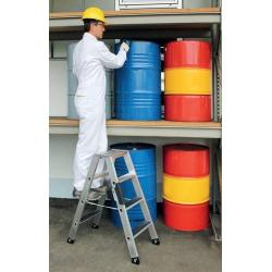 GÜNZBURGER Žebřík alu 2x3 schody s klipem • Vtools.cz