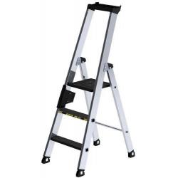 Hliníkový žebřík 250 kg s klipem R13, 3 schody • Vtools.cz