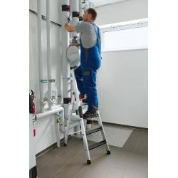 Hliníkový žebřík 250 kg s klipem R13, 4 schody • Vtools.cz