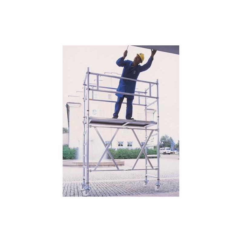 GÜNZBURGER Skládací lešení 1,35 x 1,80 m pracovní výška 6,8 m • Vtools.cz