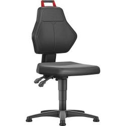 Pracovní židle s kluzáky Supertec - červené madlo • Vtools.cz