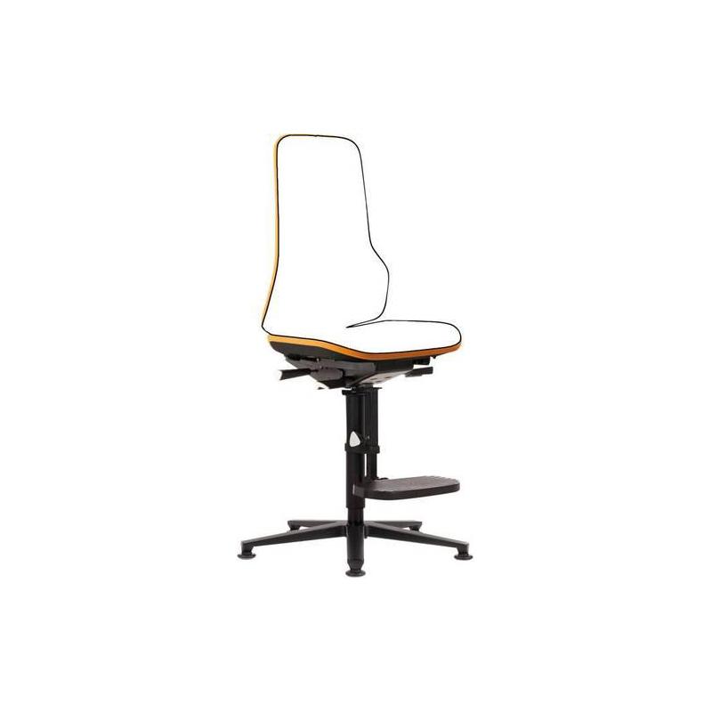 Základní židle NEON oranžová s kluzákem a.-assist • Vtools.cz