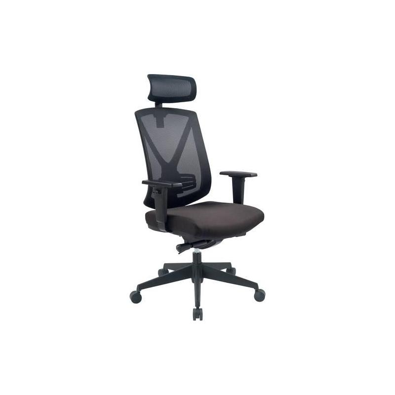 Kancelářská otočná židle NET s opěrkou hlavy • Vtools.cz