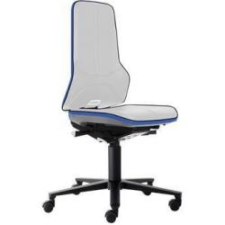 Podnož židle ESD NEON 2 modrá s kolečky permanentní • Vtools.cz