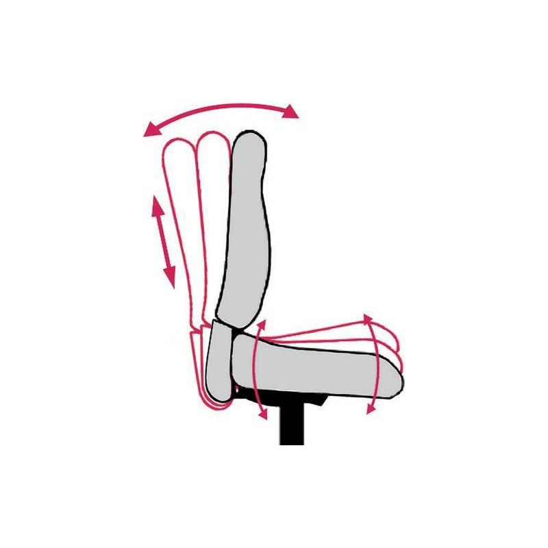 Professional disc chair men's seat sw/bordeaux • Vtools.cz