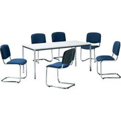 Křeslo pro návštěvy ISO swing chrom / antracit • Vtools.cz