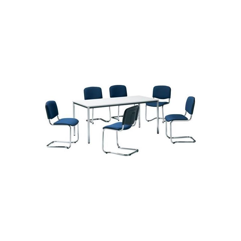 Křeslo pro návštěvy ISO swing chrom / antracit • Vtools.cz