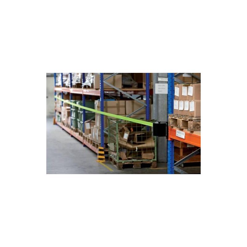 Nástěnný držák xxxL 20 m černý, popruh neonově žlutý • Vtools.cz