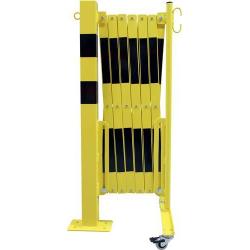 Dolní zámkový sloupek 70x70 žlutočerný • Vtools.cz