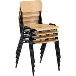 Stohovací židle buk sépiově hnědá • Vtools.cz