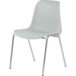 Plastová skořepina židle světle šedá • Vtools.cz