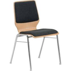 Víceúčelová židle buk se 2 polštáři červená • Vtools.cz