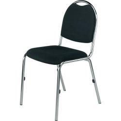 Kovová židle červená 4 nohy o. područky • Vtools.cz