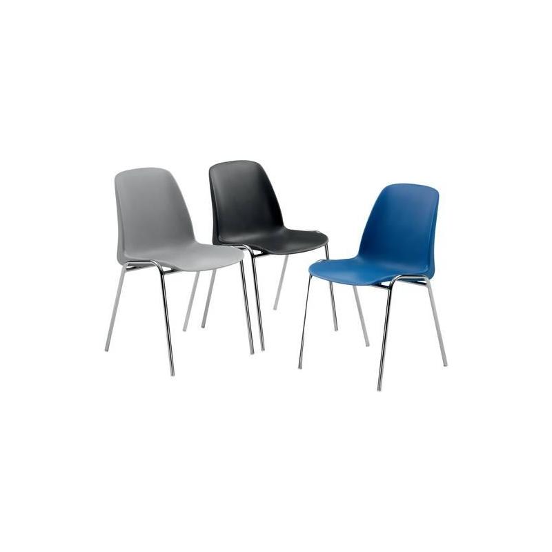 Křeslo ve skořepině chrom/světle šedá • Vtools.cz