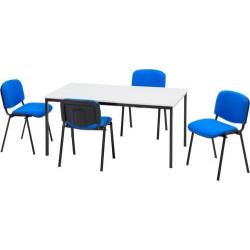 Víceúčelový stůl 160/80 světle šedý/světle šedý 19 mm • Vtools.cz