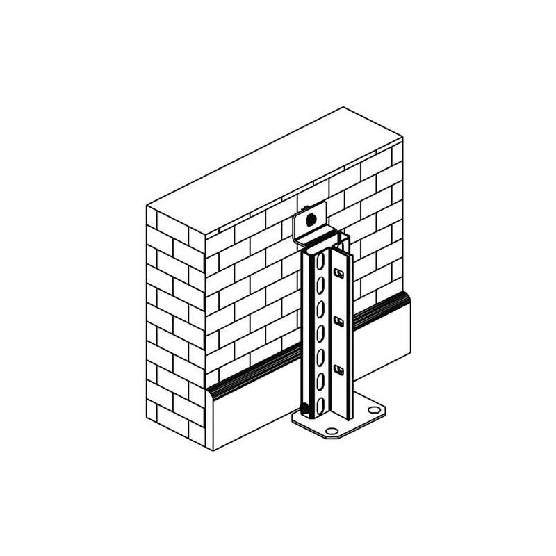 Sada pro upevnění na stěnu pro Bezšroubový regál policový • Vtools.cz