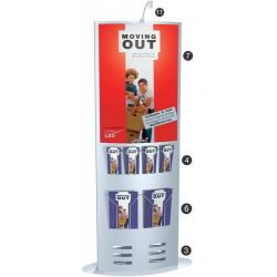 Informační stojan ART H 1850 mm • Vtools.cz