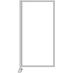 Základní/lineární prvek pohyblivé stěny z akrylu • Vtools.cz