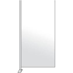 Bílý nástěnný pohyblivý prvek Š800xV1750 mm • Vtools.cz