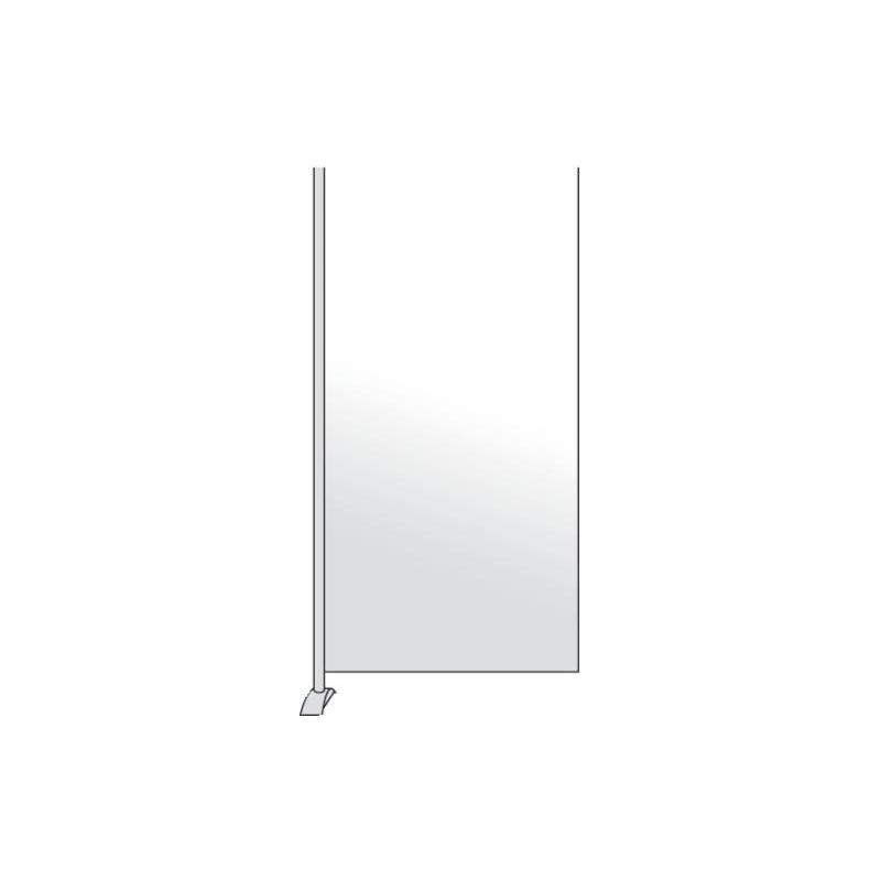 Bílý nástěnný pohyblivý prvek Š800xV1750 mm • Vtools.cz