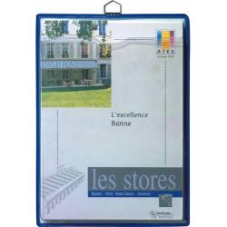 Kapsa na prospekt s 1 očkem A4 vysoká modrá PU : 5 ks • Vtools.cz