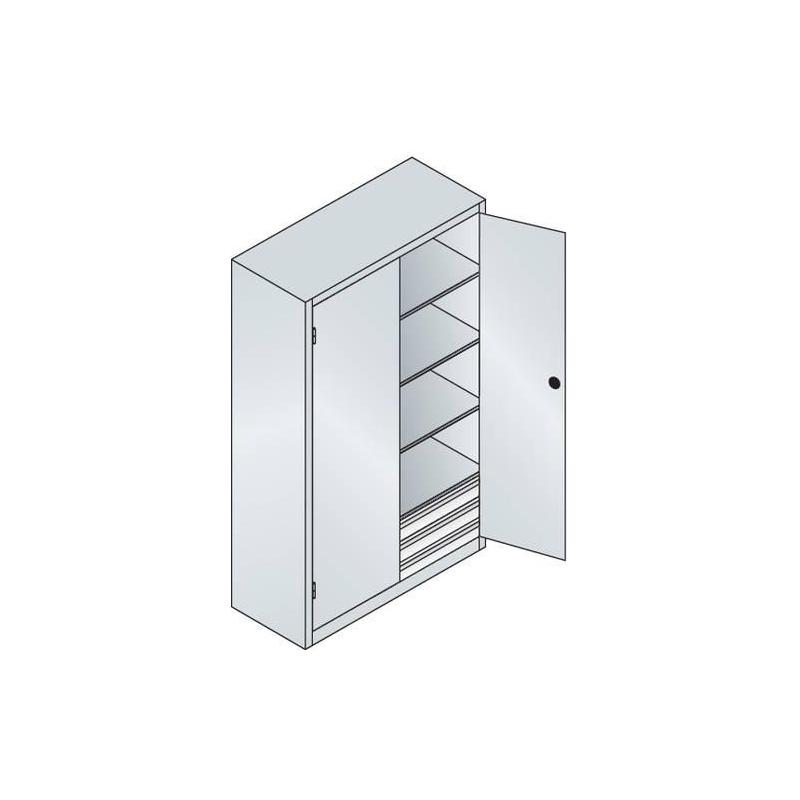 Velkokapacitní skříň RAL 70353 SL. 1950x1200x500 mm • Vtools.cz