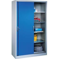 Skříň s posuvnými dveřmi 1950x1200x500 mm RAL 7035 • Vtools.cz